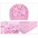Caciulita tip turban cu funda din satin aplicata in fata (marime disponibila: