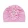 Caciulita tip turban cu perlute aplicate in fata (marime disponibila: 3-6 luni