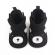 Cizmulite pentru bebelusi - black teddy (marime disponibila: 6-9 luni (marimea