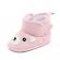 Cizmulite pentru fetite - pink teddy (marime disponibila: 9-12 luni (marimea 20