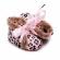 Ghetute roz imblanite - animal print (marime disponibila: 0-3 luni)