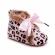 Ghetute roz imblanite - animal print (marime disponibila: 0-3 luni)