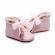 Ghetute roz sidefat imblanite cu fundita din satin (marime disponibila: 6-9