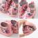 Mocasini roz - capsunele (marime disponibila: marimea 24)