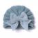 Caciulita crosetata tip turban cu fundita aplicata in fata (marime disponibila: