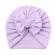 Caciulita tip turban cu model din tesatura si funda aplicata (marime