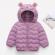 Geaca lila din fas pentru fetite - teddy (marime disponibila: 9-12 luni