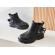 Ghete negre neimblanite, pentru fetite (marime disponibila: marimea 35)