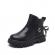 Ghete negre neimblanite, pentru fetite (marime disponibila: marimea 35)