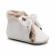 Ghetute albe imblanite cu fundita din satin (marime disponibila: 6-9 luni