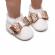 Pantofiori albi imblaniti - shine (marime disponibila: 12-18 luni (marimea 21