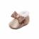 Pantofiori aurii imblaniti - shine (marime disponibila: 9-12 luni (marimea 20