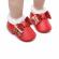 Pantofiori rosii imblaniti - shine (marime disponibila: 9-12 luni (marimea 20