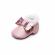 Pantofiori roz imblaniti - shine (marime disponibila: 12-18 luni (marimea 21