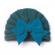 Caciulita crosetata tip turban cu fundita aplicata in fata (marime disponibila: