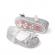 Pantofiori argintii cu sclipici (marime disponibila: 6-9 luni (marimea 19