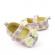 Pantofiori in carouri galbene si lila (marime disponibila: 6-9 luni (marimea 19