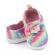 Pantofiori tip mocasini - curcubeu (marime disponibila: 9-12 luni (marimea 20