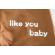 Salopeta maro pentru baietei - like you (marime disponibila: 12-18 luni