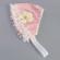 Bentita tip boneta - flower (culoare: roz, marime disponibila: 0-12 luni)