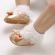Pantofiori aurii cu fundita din satin (marime disponibila: 6-9 luni (marimea 19