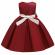 Rochie de ocazie visinie cu alb perlat (marime disponibila: 4 ani)