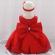 Rochita rosie de ocazie cu dantela (marime disponibila: 9-12 luni (marimea 20