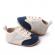 Adidasi crem cu bleumarine si gri - sporty (marime disponibila: 3-6 luni