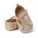 Pantofiori aurii pentru fetite - sweety (marime disponibila: 3-6 luni (marimea
