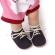Pantofiori gri petrol - elegant (marime disponibila: 9-12 luni (marimea 20