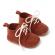 Pantofiori maro - elegant (marime disponibila: 3-6 luni (marimea 18