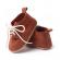 Pantofiori maro - elegant (marime disponibila: 6-9 luni (marimea 19