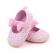 Pantofiori roz cu danteluta alba (marime disponibila: 6-9 luni (marimea 19