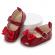 Pantofiori visinii lacuiti cu fundita (marime disponibila: 3-6 luni (marimea 18