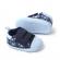 Tenisi bleu cu bleumarine pentru baietei - whale (marime disponibila: 6-9 luni