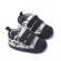 Tenisi gri cu negru pentru baietei - whale (marime disponibila: 3-6 luni