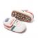 Adidasi albi cu dungi colorate - sports (marime disponibila: 6-9 luni (marimea
