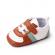 Adidasi albi cu maro si verde (marime disponibila: 9-12 luni (marimea 20