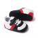 Adidasi albi cu negru si rosu (marime disponibila: 9-12 luni (marimea 20