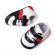 Adidasi albi cu negru si rosu (marime disponibila: 9-12 luni (marimea 20