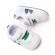Adidasi albi cu verde - leaves (marime disponibila: 6-9 luni (marimea 19