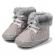 Ghetute gri pentru fetite - shinny (marime disponibila: 6-9 luni (marimea 19