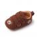 Pantofiori maro din reiat - teddy (marime disponibila: 3-6 luni (marimea 18
