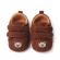Pantofiori maro din reiat - teddy (marime disponibila: 3-6 luni (marimea 18