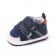 Tenisi bleumarine pentru baietei - while (marime disponibila: 6-9 luni (marimea
