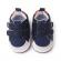 Tenisi bleumarine pentru baietei - while (marime disponibila: 6-9 luni (marimea