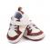 Adidasi albi cu insertii maro - stock (marime disponibila: 3-6 luni (marimea 18