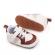 Adidasi albi cu insertii maro - stock (marime disponibila: 3-6 luni (marimea 18