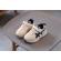 Adidasi crem cu insertii bleumarine - any (marime disponibila: marimea 22)