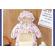Combinezon roz pentru fetite - ice cream (marime disponibila: 18-24 luni)